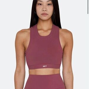 SET Active Dusty Rose set (Bra + Biker Shorts)